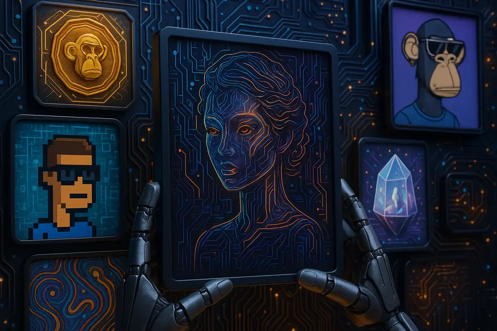AI-driven personalization of NFT collections in 2025.
