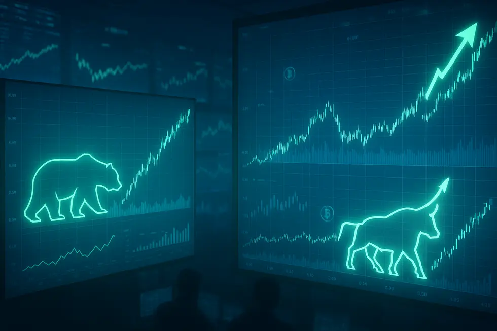 Bitcoin and altcoins, a reflection of market volatility in the first half of 2025.