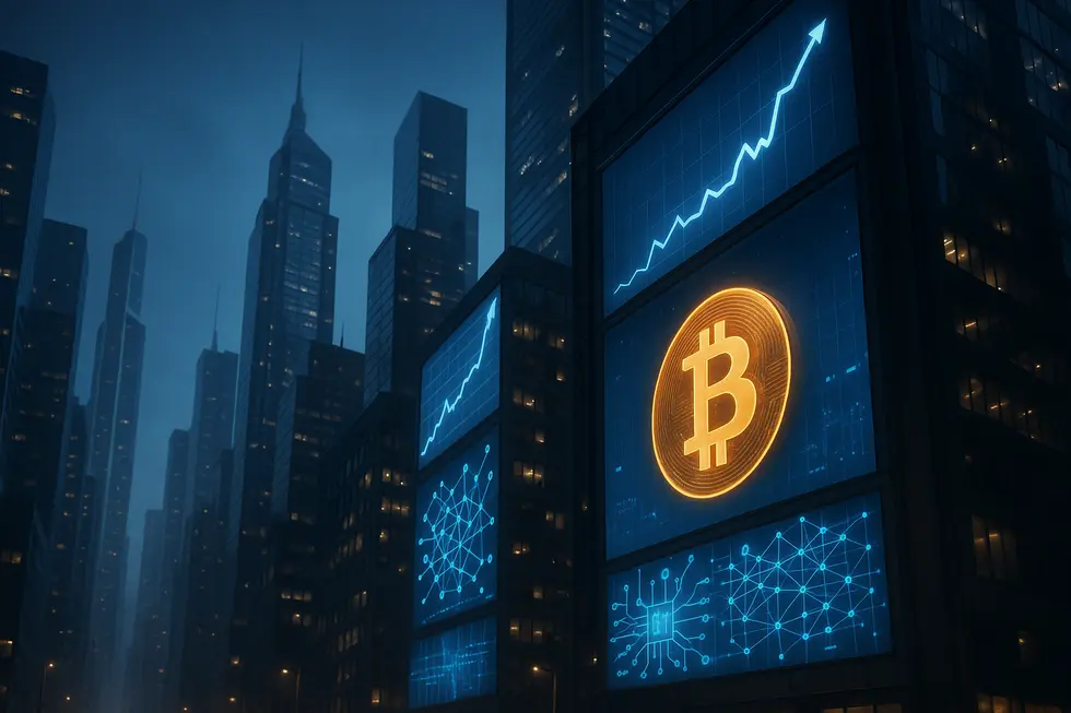Visual trends of the crypto market in the first half of 2025.