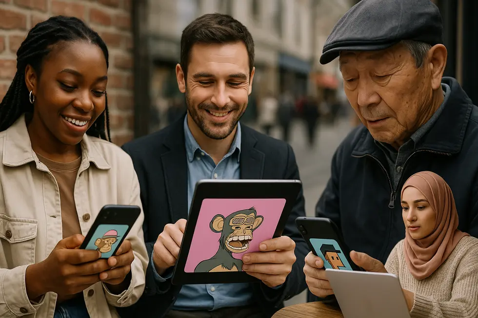 AI-driven personalization of NFT collections in 2025.