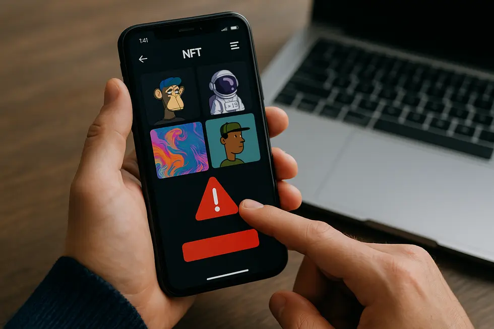 Visual representation of core wallet security concepts for NFT holders.