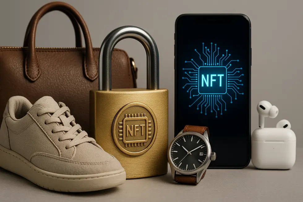 NFTs acting as digital certificates of authenticity, safeguarding assets against counterfeit.