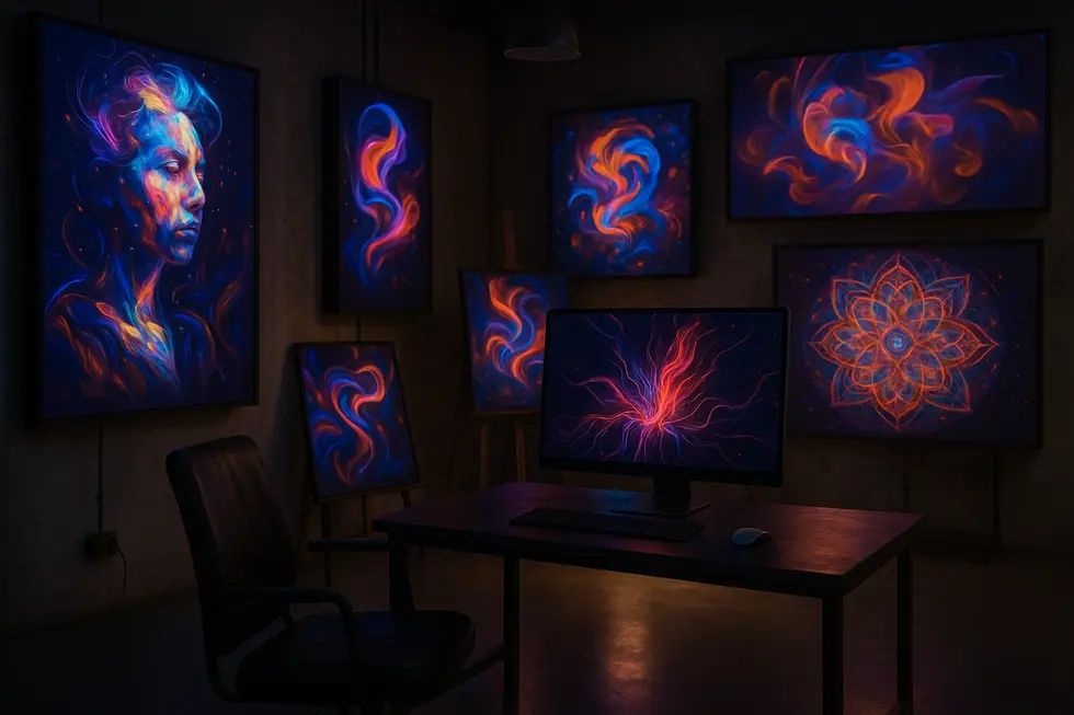 AI-powered NFTs revolutionizing the creation of unique, dynamic art pieces.