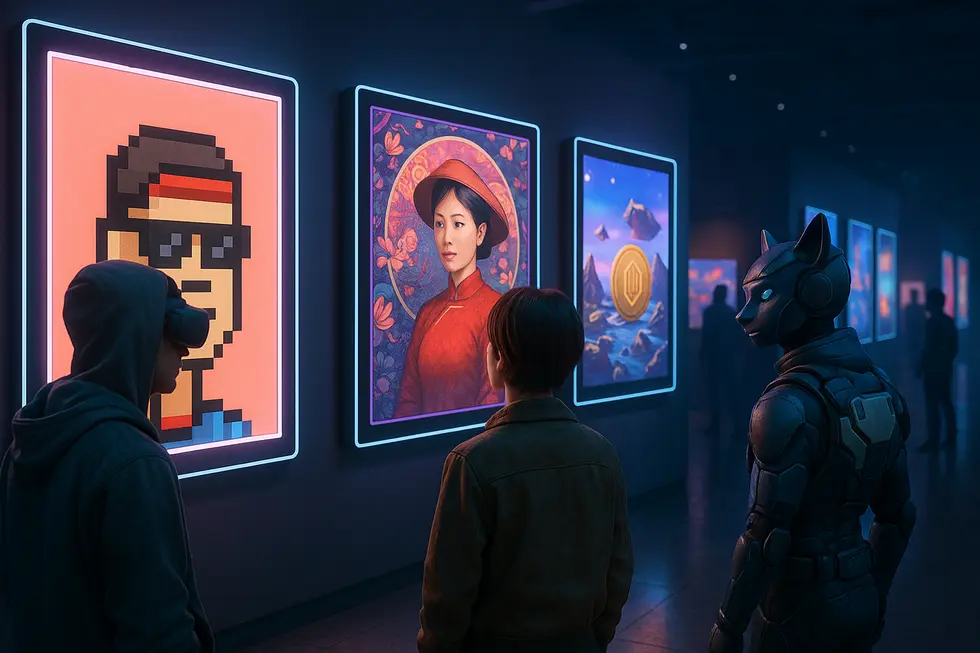 Vietnam’s legal framework legitimizing NFT art trends in 2025.
