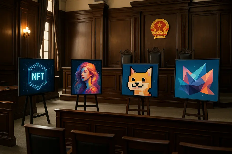 Vietnam’s legal framework legitimizing NFT art trends in 2025.
