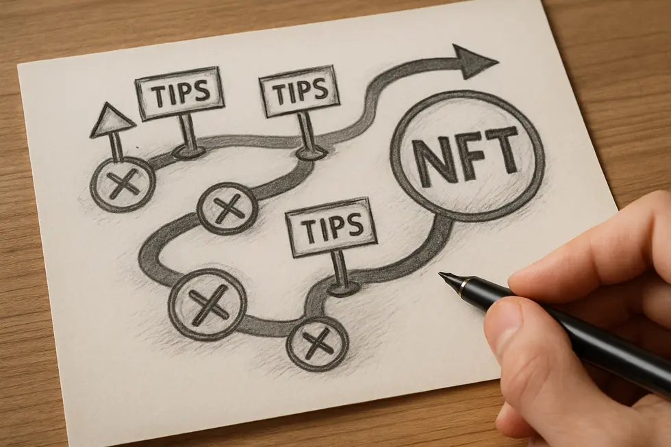 Diverse examples of NFTs, highlighting their unique digital nature.
