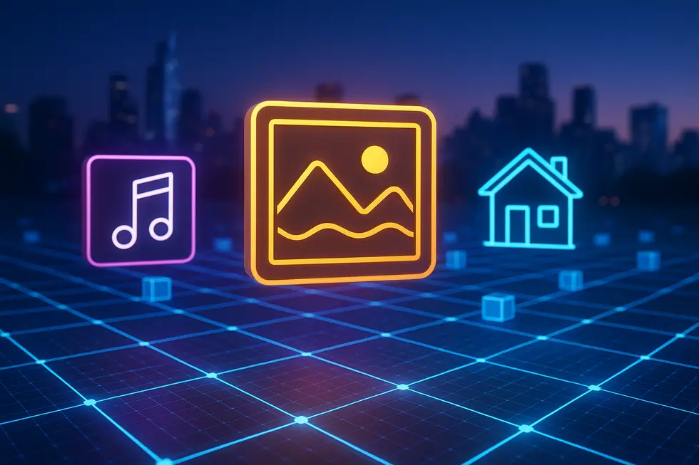 A visual representation of the foundation of digital ownership through NFTs.