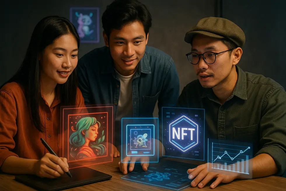 Artists and creators in Vietnam embrace the digital revolution through NFTs.