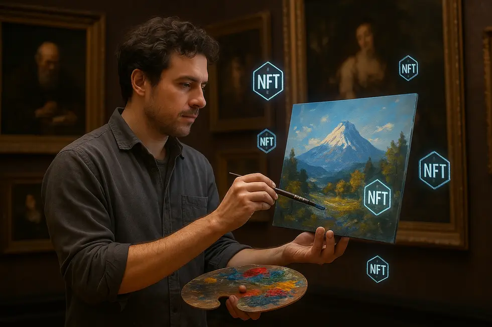 Artists seamlessly blending traditional techniques with digital innovation.