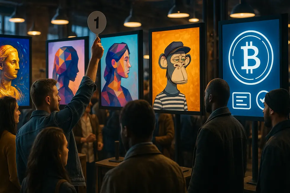 Artists seamlessly blending traditional techniques with digital innovation.