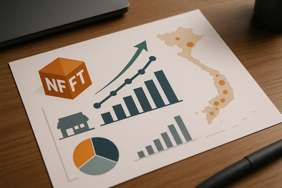 A Vietnamese SME owner creating digital assets using Monbase NFT platform.