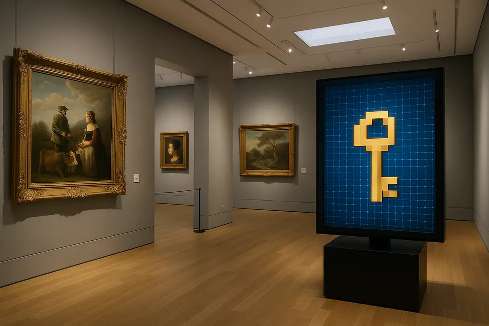 A colorful selection of digital art NFTs showcasing unique artistry.