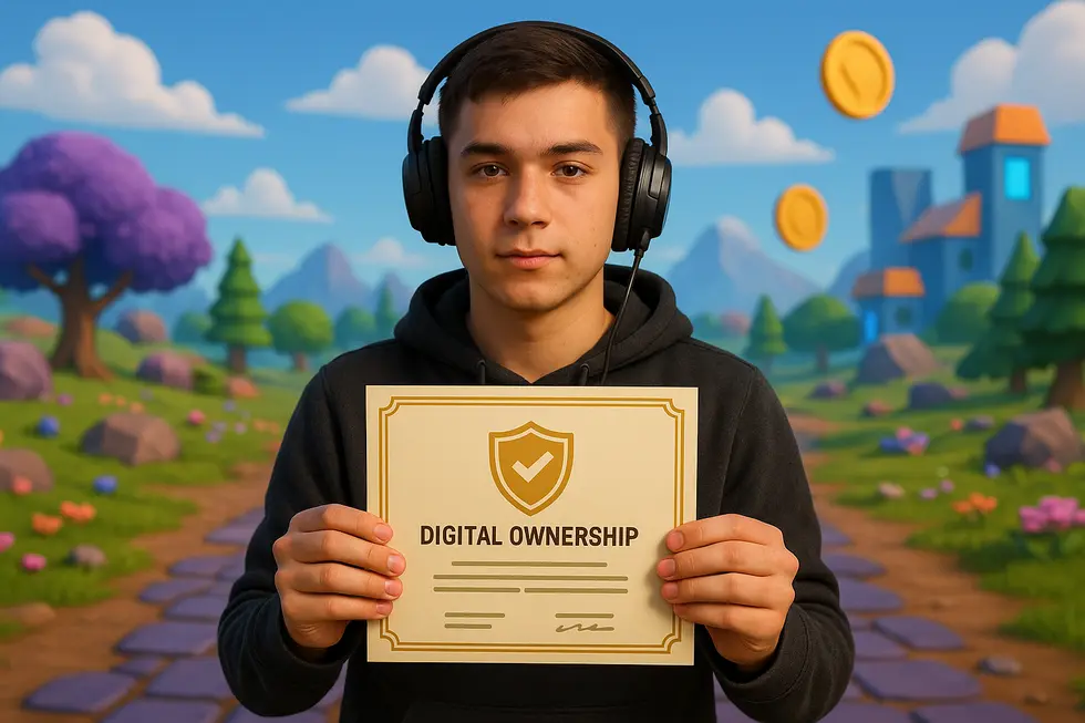 An NFT marketplace bustling with activity, highlighting its influence on gaming generations