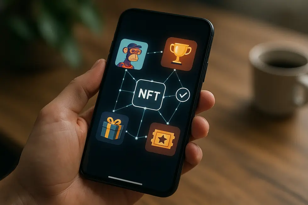 Artists exploring newfound opportunities in an NFT marketplace.