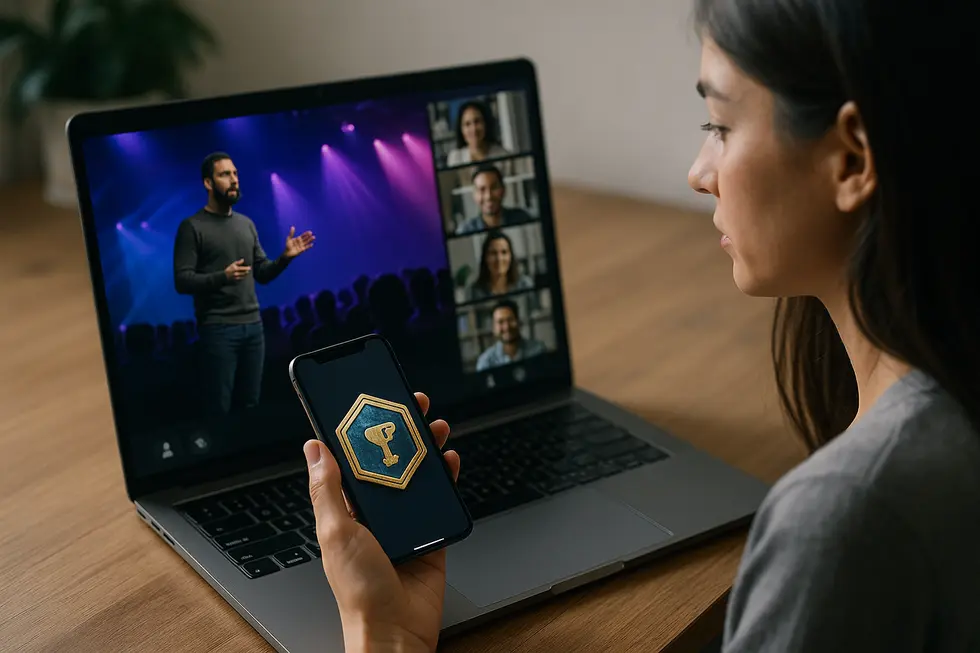 A dynamic scene of an NFT marketplace illustrating its role as a hub for digital tribes.