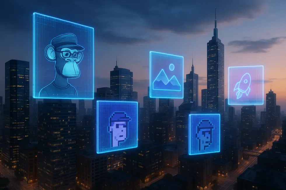 An artist transforms creativity into profit using NFTs.