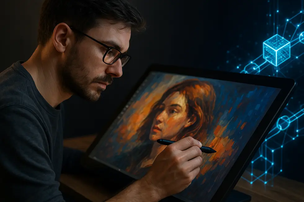 Digital artists finding new ways to establish ownership and value through blockchain technology.