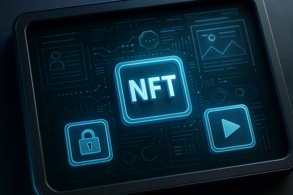 Comparison of the inherent and dynamic scarcity of NFTs with physical gold.
