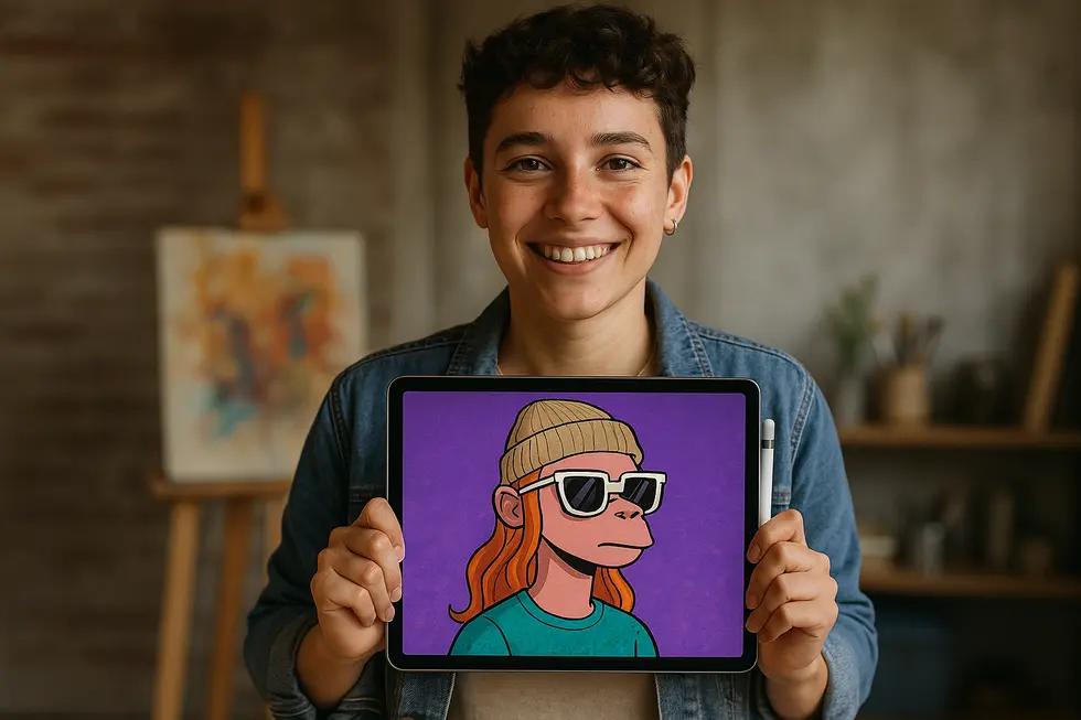 Young dreamers are empowered by digital art within NFT spaces.