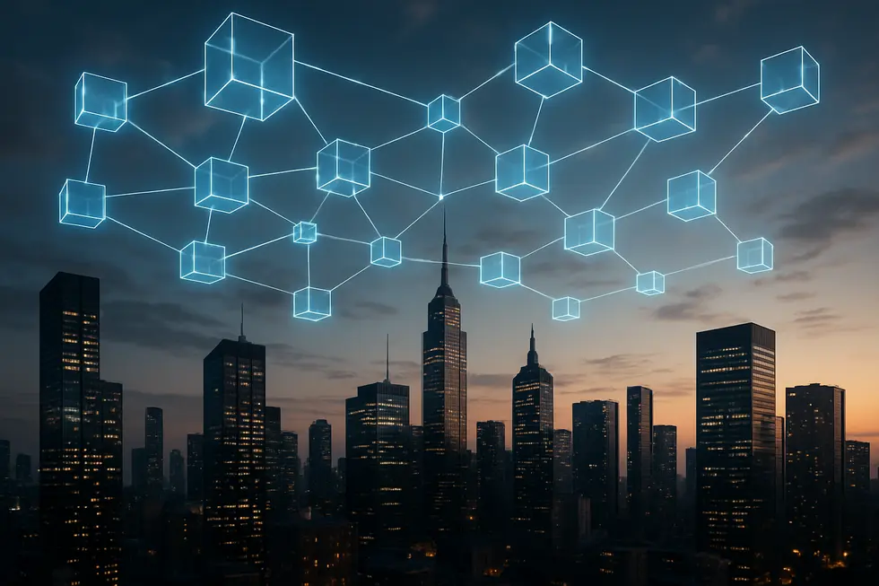 An abstract representation of cultural participation within NFT marketplaces.
