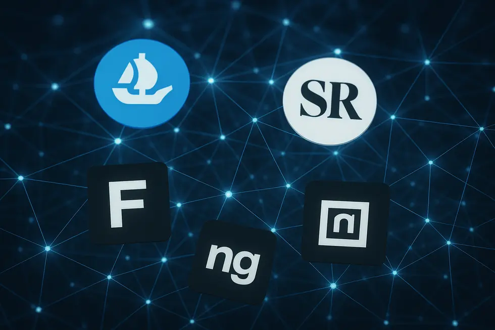 The transition from traditional canvas art to the digital blockchain realm.